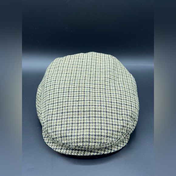 Scala Men’s Ivy Wool Blend Houndstooth Flat Cap – Peaky Blinders Style – Size L - Picture 3 of 6